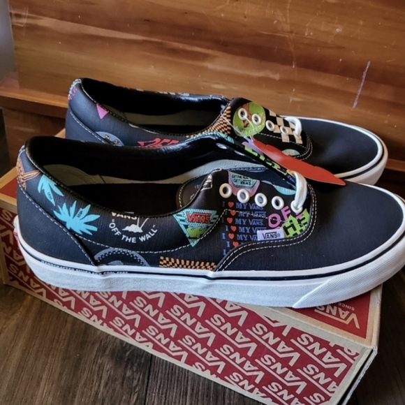 Vans Era Surf SF Black White Multicolor Men Classic Casual Retro 0124 - Picture 4 of 6